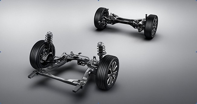 传祺gm8领航版在底盘件上,传祺gm8采用的是前麦弗逊式独立悬挂 后多