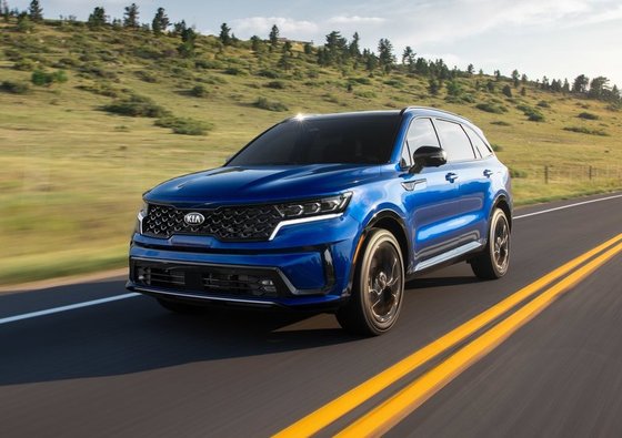 正面硬刚汉兰达起亚发布全新索兰托官图