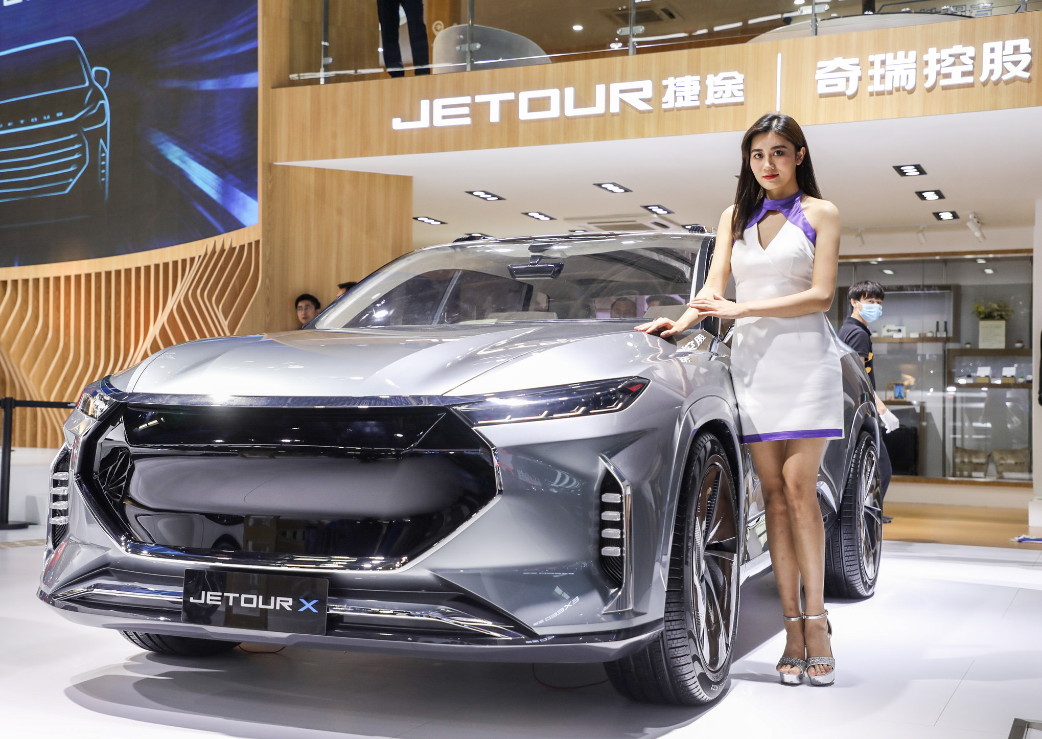 捷途x70plus北京国际车展惊艳亮相,不愧plus之名