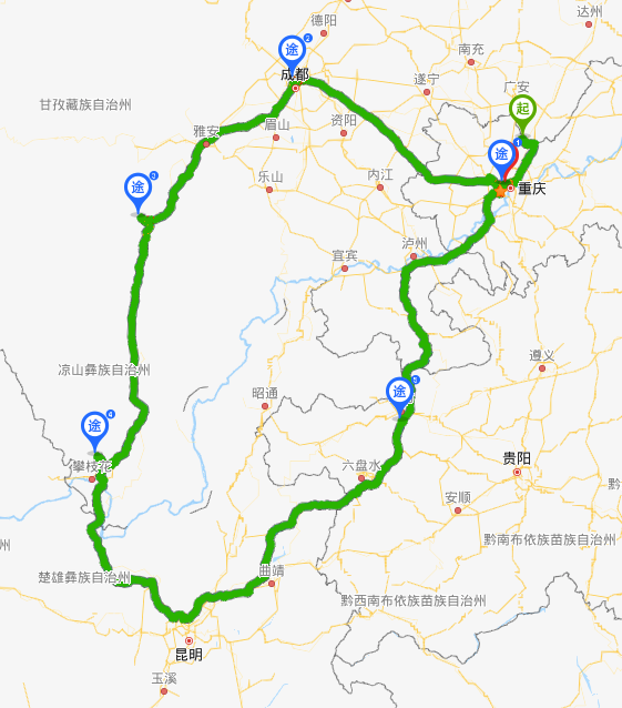 国庆自驾川滇黔渝环线游感受成都电音节的疯狂