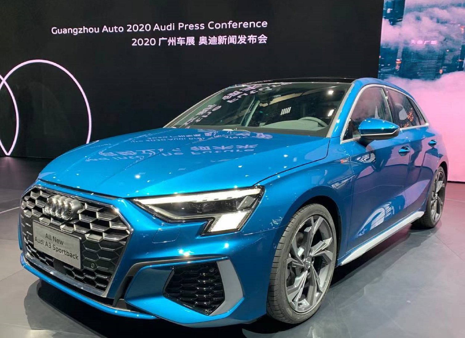 广州车展奥迪新车不少但个人最喜欢新a3两厢