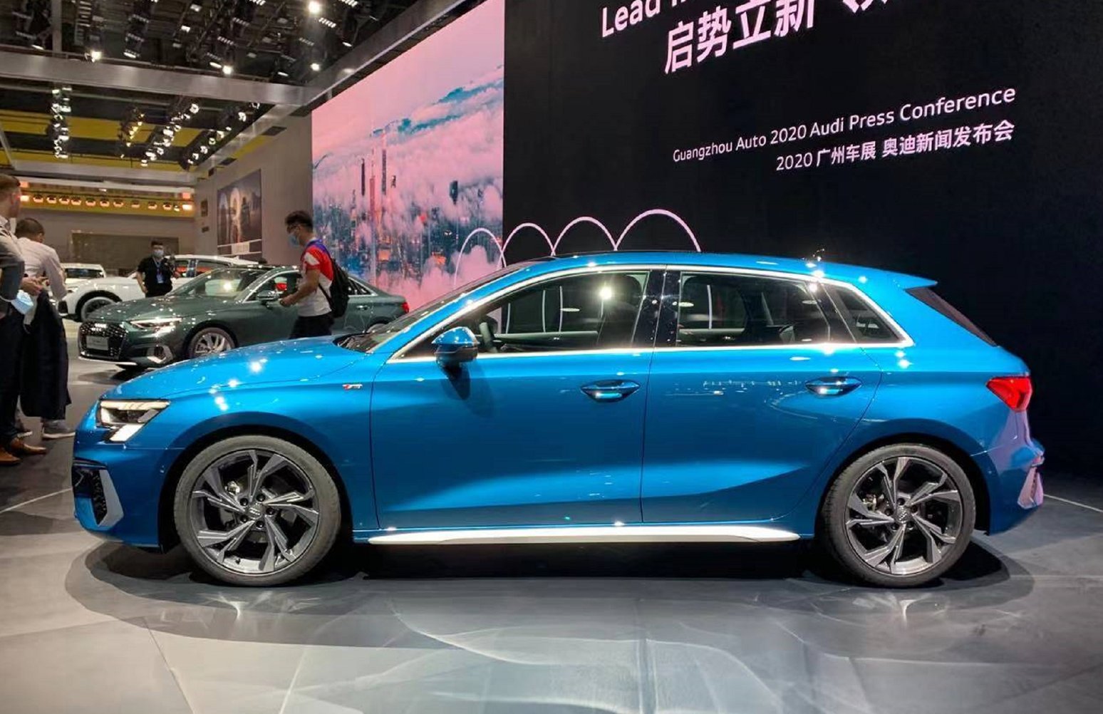 广州车展奥迪新车不少但个人最喜欢新a3两厢