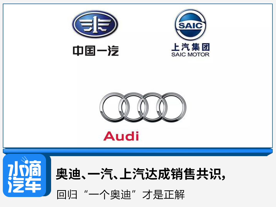 奥迪 一汽 上汽达成销售共识 回归 一个奥迪 才是正解 爱卡汽车爱咖号