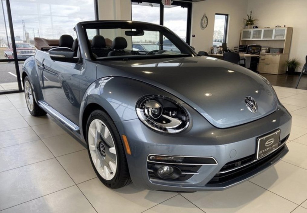 将以纯电形式回归市场大众甲壳虫敞篷版海外实拍图