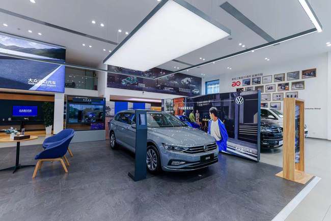 汽车智能展厅长什么样?大众进口汽车告诉你