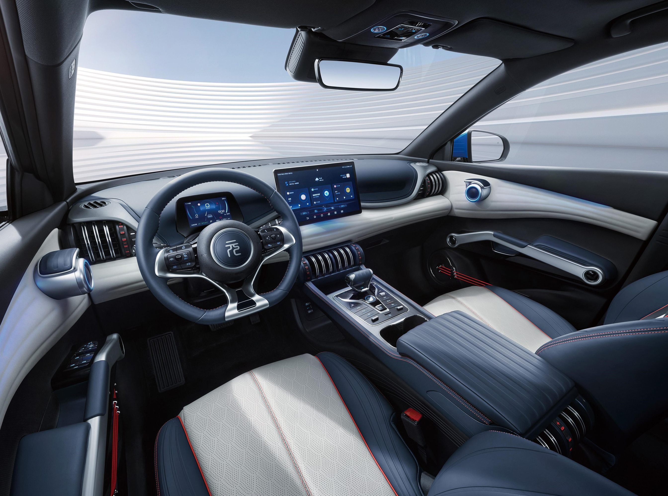 风格年轻时尚 比亚迪元plus内饰官图发布 有望明年初上市-水滴汽车