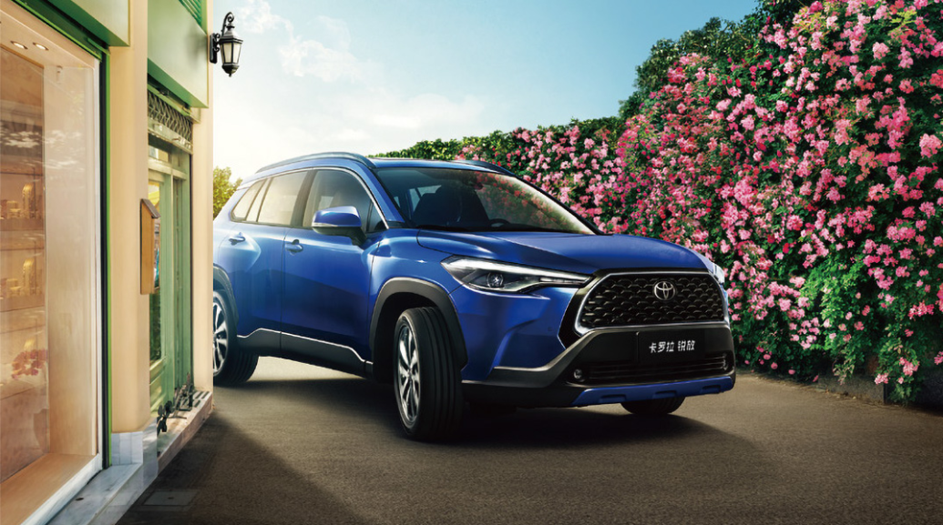 一汽丰田卡罗拉 锐放对应为海外美版的卡罗拉cross车型,基于丰田tnga